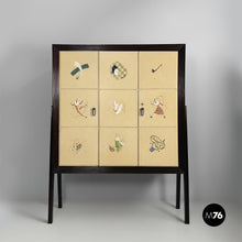 将图片加载到图库查看器，Wooden bar cabinet, 1950s
