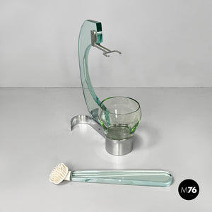 Glass toilet brush, 1970s