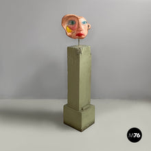 Carica l'immagine nel visualizzatore di Gallery, Head sculpture in terracotta, 1980s
