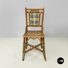 Charger l&#39;image dans la galerie, Outdoor chair  in rattan, early 1900s
