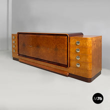 Carica l'immagine nel visualizzatore di Gallery, Sideboard in wood and steel, 1930s
