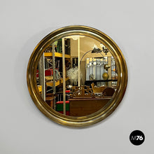 画像をギャラリービューアに読み込む, Wall mirror in brass, 1950s

