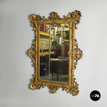 Load image into Gallery viewer, Wall mirror with gold wood, 1930s
