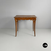 将图片加载到图库查看器，Wooden inlaid coffee table, 1910s
