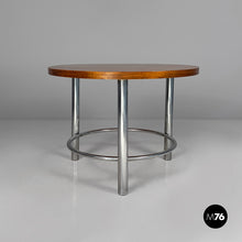 Carica l'immagine nel visualizzatore di Gallery, Coffe table in wood and metal, 1930s
