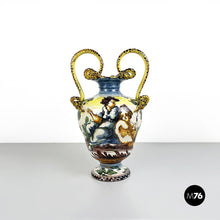 Carica l&#39;immagine nel visualizzatore di Gallery, Handcrafted Albisola vase in ceramic, 1900s
