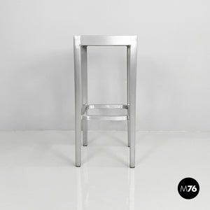 Stool in aluminum by Philippe Starck for Emeco, 2000s
