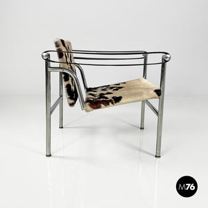 Armchair LC1 by Le Corbusier Pierre Jeanneret and Charlotte Perriand for Cassina, 1970s