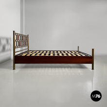将图片加载到图库查看器，Double bed by Osvaldo Borsani and Arnaldo Pomodoro for Atelier Borsani Varedo, 1950s
