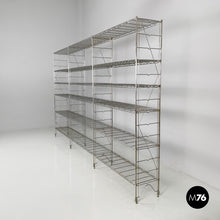 将图片加载到图库查看器，Metal bookcase with three bays, 2000s
