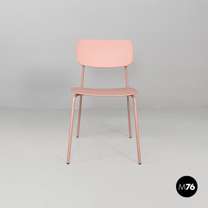 Light pink chairs for Tomasucci, 2000s