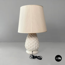 Charger l'image dans la galerie, Table lamp in white ceramic , 1970s

