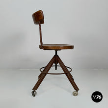 Load image into Gallery viewer, Chair in wood and metal, 1940s

