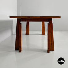Carica l'immagine nel visualizzatore di Gallery, Extendable wooden dining table, 1970s
