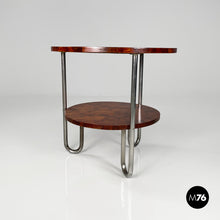 Load image into Gallery viewer, Round wooden coffee table, 1930s
