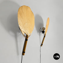 Carica l'immagine nel visualizzatore di Gallery, Wall lamps Uchiwa by Ingo Maurer for M-Design, 1970s
