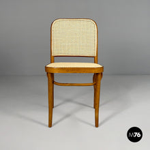 Load image into Gallery viewer, Chairs in beechwood and Vienna straw, 1970s
