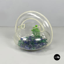 Load image into Gallery viewer, Ornamental table fish tank Aqua-Loop by Mt. Parnell Fisheries and Nosco Plastic, 1950s
