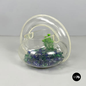 Ornamental table fish tank Aqua-Loop by Mt. Parnell Fisheries and Nosco Plastic, 1950s