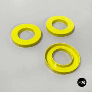 Yellow rings for the perpetual wall calendar by Ring A Date, 2020s