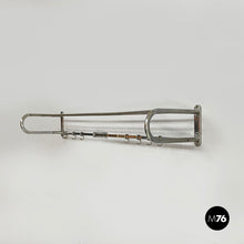 Load image into Gallery viewer, Metal coat hanger with hat rack, 1940s
