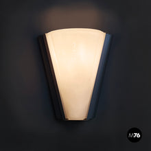Charger l'image dans la galerie, Wall lamps in opaline glass, 1980s
