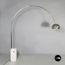 画像をギャラリービューアに読み込む, Floor lamp Arco by Achille and Piergiacomo Castiglioni for Flos, 1960s
