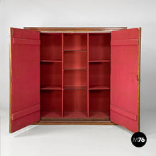 Load image into Gallery viewer, Wooden wardrobe with decorated doors, 1800s
