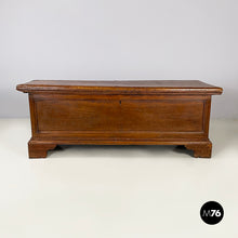 Load image into Gallery viewer, Chest with folding top in wood, 1600s
