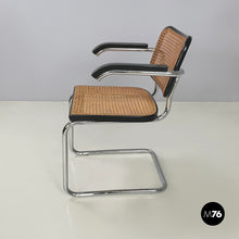 画像をギャラリービューアに読み込む, Chair with armrests Cesca by Marcel Breuer for Gavina, 1960s
