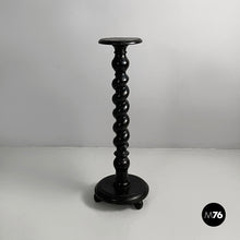 Load image into Gallery viewer, Pedestals in black wood, 1930s
