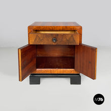 画像をギャラリービューアに読み込む, Bedside table in wood, 1930s
