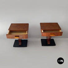 Charger l'image dans la galerie, Bedside tables in wood, 1930s
