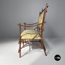 将图片加载到图库查看器，Sofa in fabric and bamboo, 1930s

