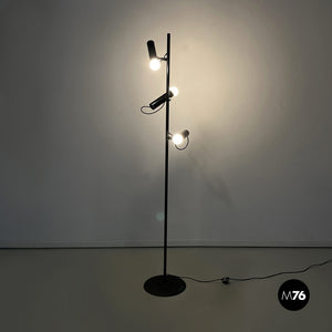 Adjustable three-lights floor lamp P393 by Luci, 1970s