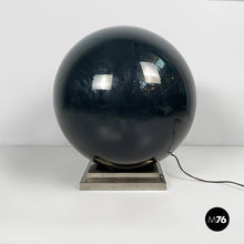Load image into Gallery viewer, Table lamp in glass and steel, 1970s
