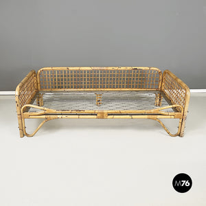 Daybed in rattan, 1970s