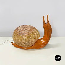 Load image into Gallery viewer, Sculptural table lamp Snail by Marzio Cecchi for Dimensione Fuoco, 1960s
