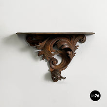 Load image into Gallery viewer, Wall shelf in wood, 1930s
