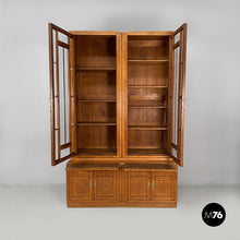Charger l'image dans la galerie, Sideboard in wood and glass, 1920s
