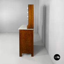 将图片加载到图库查看器，Sideboard in wood, marble and ceramic, 1930s
