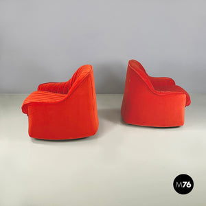 Armchairs Ciprea by Afra and Tobia Scarpa for Cassina, 1960s