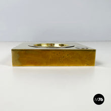 Load image into Gallery viewer, Square ashtray in brass, 1960s
