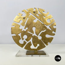 将图片加载到图库查看器，Brass sculpture by Edmondo Cirillo, 1980
