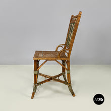 Charger l&#39;image dans la galerie, Outdoor chair  in rattan, early 1900s
