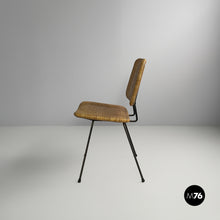 将图片加载到图库查看器，Rattan and black metal chairs, 1960s

