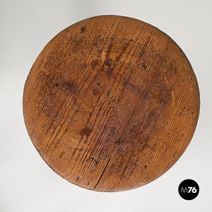 Stools in wood and cast iron, 1930s