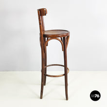 Carica l&#39;immagine nel visualizzatore di Gallery, High bar stool in wood, 1900-1950s
