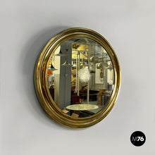 画像をギャラリービューアに読み込む, Wall mirror in brass, 1950s
