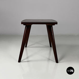 Coffe table in dark wood, 1960s
